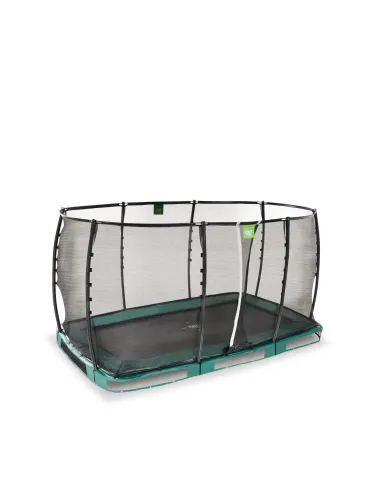 EXIT Trampolino "Allure Premium" 214x366cm - Verde