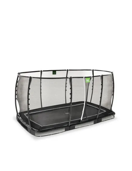 EXIT Trampolino  da terra "Allure Premium"  244x427cm - Nero