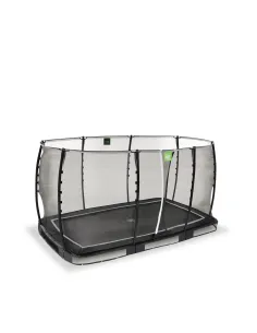 EXIT "Allure Classic" trampolino da terra 214x366cm - nero 2