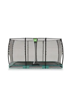 EXIT "Allure Classic" trampolino da terra 214x366cm - verde