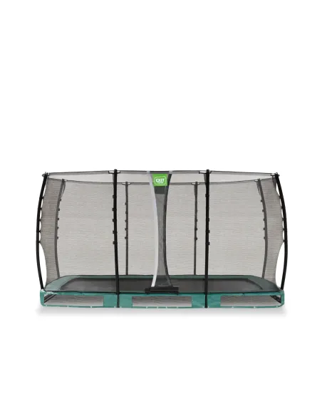 EXIT "Allure Classic" trampolino da terra 214x366cm - verde