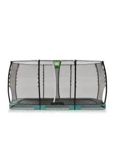 EXIT "Allure Classic" trampolino da terra 244x427cm - verde