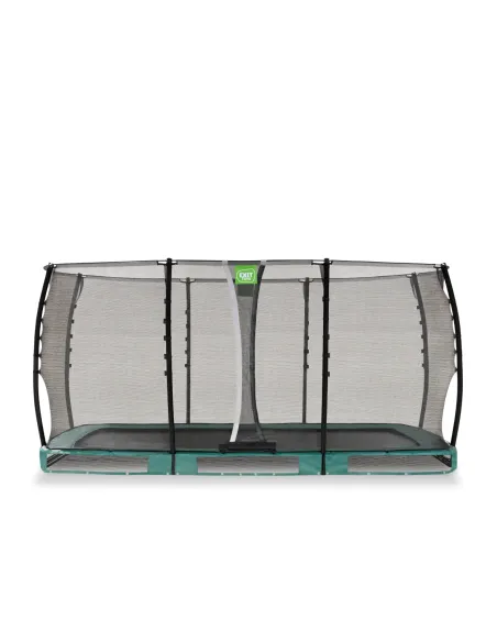 EXIT "Allure Classic" trampolino da terra 244x427cm - verde