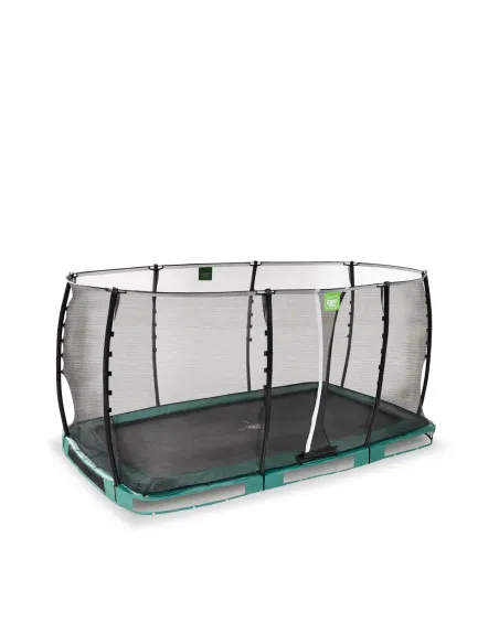 EXIT "Allure Classic" trampolino da terra 244x427cm - verde