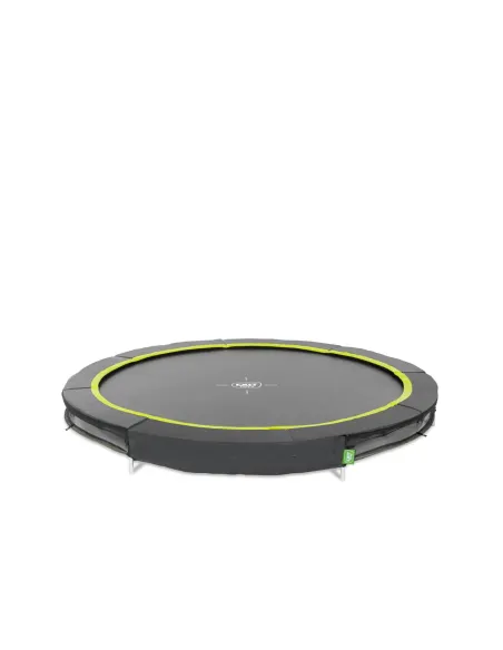 EXIT Trampolino a terra "Silhouette" ø305cm - Nero