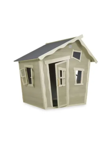 EXIT "Crooky 100" casetta in legno - grigio-beige