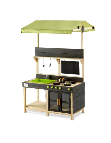 EXIT Cucina in legno da esterno Yummy 300 Altezza 164 cm. Larghezza 102 cm. Profondità 98 cm.