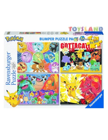 4x100 PEZZI POKEMON BUMPER PACK (05651)