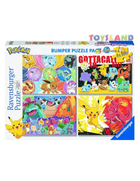 4x100 PEZZI POKEMON BUMPER PACK (05651)