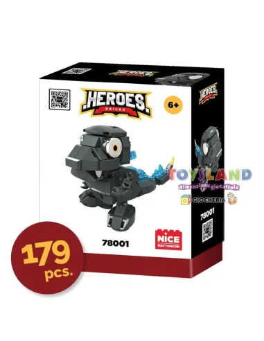 BRICKS ROBOT HERO DINO 179 pezzi (78101)