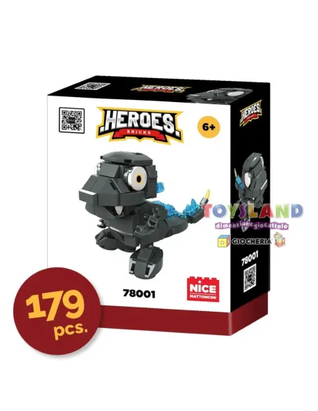 BRICKS ROBOT HERO DINO 179 pezzi (78101)