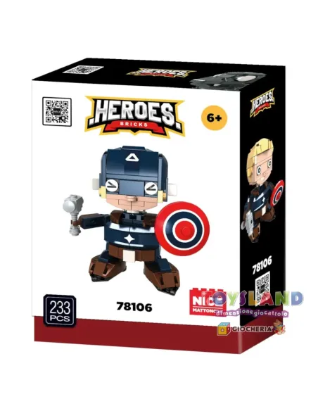 BRICKS ROBOT HERO BLU 226 pezzi (78106)