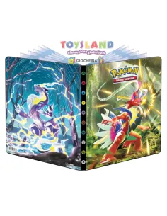 POKEMON ALBUM 4 Tasche 10 Pagine SCARLATTO/VIOLETTO (UP16065PP0R4PS)