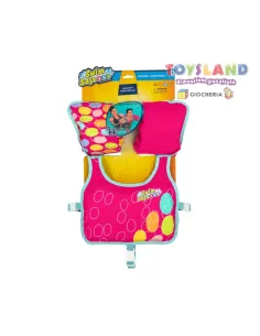 GIUBBETTO SALVAGENTE Con BRACCIOLI fucsia (32174-5) 2