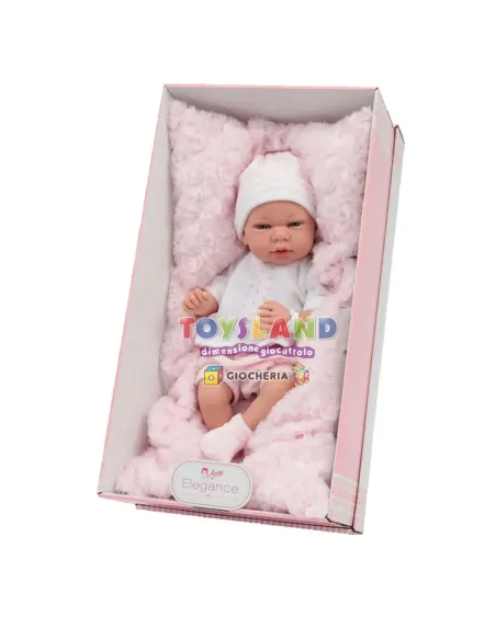 ARIAS BEBE 40 CM Con CUSCINO ROSA (POS200059)