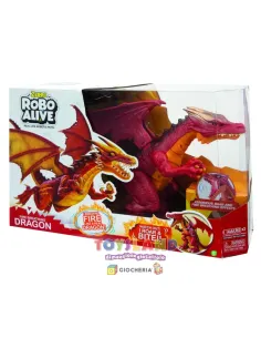 DRAGO ROSSO 28 CM (POS190108)