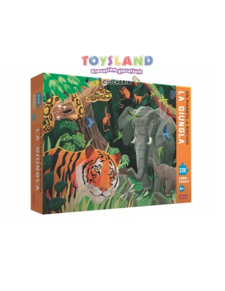 PUZZLE 220 pezzi PIANETA A RISCHIO GIUNGLA (304284)