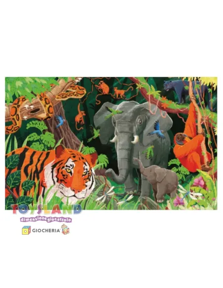 PUZZLE 220 pezzi PIANETA A RISCHIO GIUNGLA (304284)