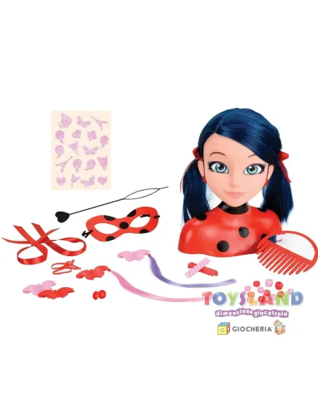 MIRACULOUS STYLING HEAD DELUXE LADYBUG (T09552)