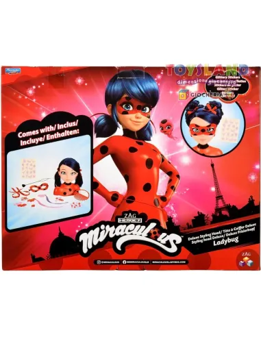 MIRACULOUS STYLING HEAD DELUXE LADYBUG (T09552)