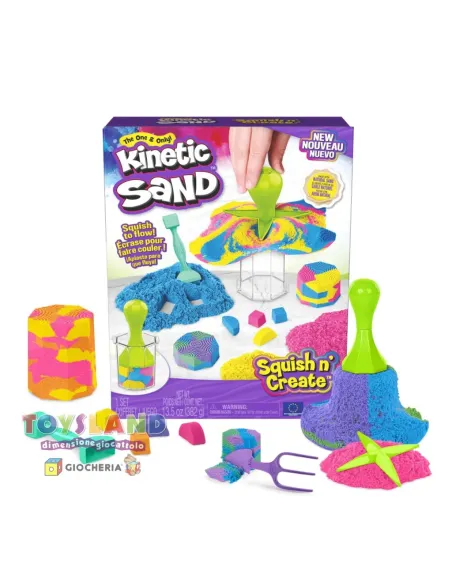 KINETIC SAND PLAYSET SQUISH N' CREATE (6065527)