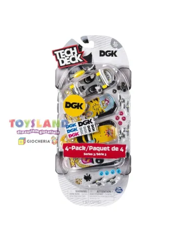 TECH DECK SKATE 4 Pezzi (6028815)