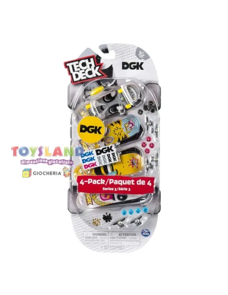 TECH DECK SKATE 4 Pezzi (6028815)