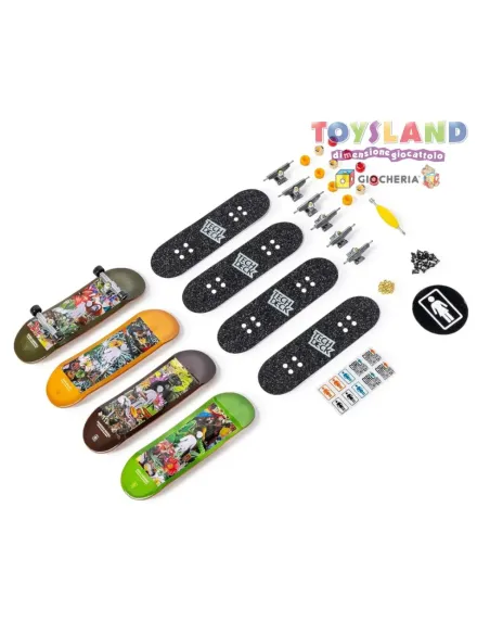 TECH DECK SKATE 4 Pezzi (6028815)