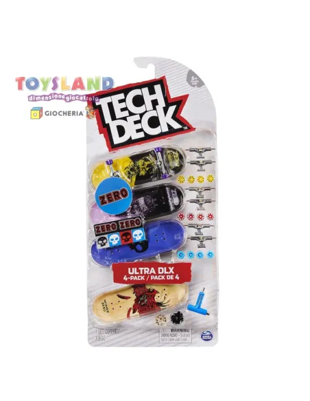 TECH DECK SKATE 4 Pezzi (6028815)