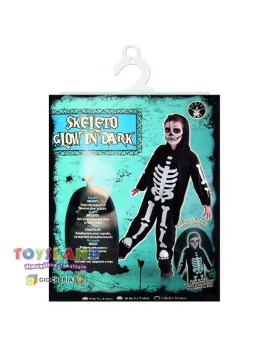 COSTUME SCHELETRO FOSFORESCENTE L (S8318-L)
