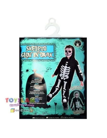 COSTUME SCHELETRO FOSFORESCENTE L (S8318-L)