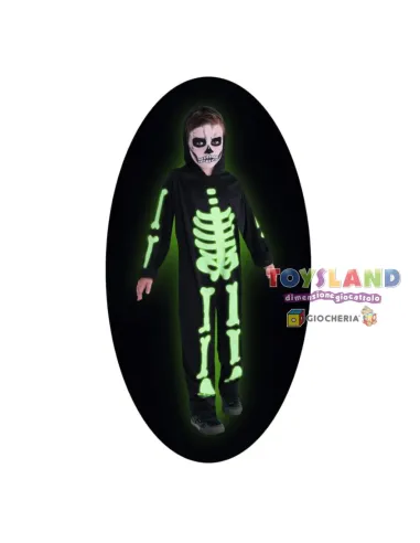 COSTUME SCHELETRO FOSFORESCENTE L (S8318-L)