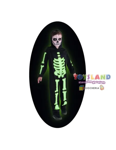 COSTUME SCHELETRO FOSFORESCENTE L (S8318-L)