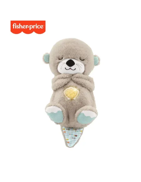 Fisher-Price Lontra Soffice Relax, Giocattolo con Vibrazioni Calmanti e Musica