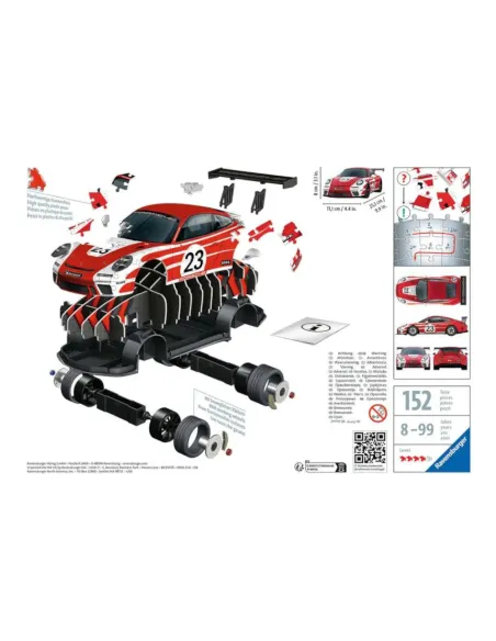 Ravensburger 11558 puzzle Puzzle 3D 108 pz Veicoli