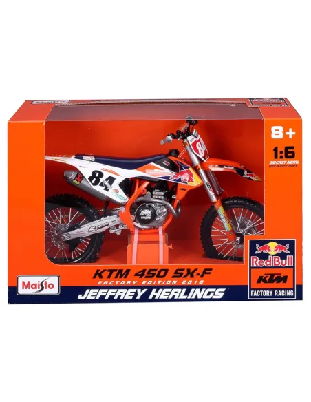 MODELLINO MOTO REDBULL KTM CROSS 1:6 (390818)