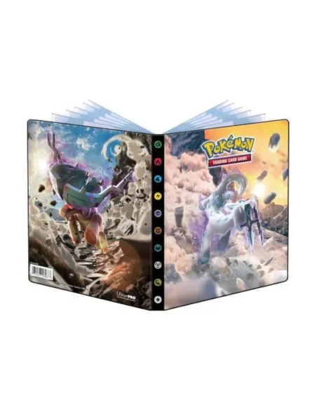 POKEMON ALBUM 4 TASCHE 12 PAGINE SCARLATTO VIOLETTO (UP16067-E)