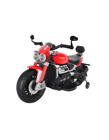 MOTO ELETTRICA 12V TRIUMPH ROCKET 3GT ROSSO...