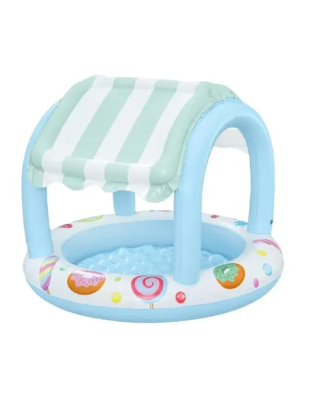 Bestway 52638 galleggiante per nuoto da bambini Cloruro di polivinile (PVC) Blu, Bianco Vaschetta per bambini
