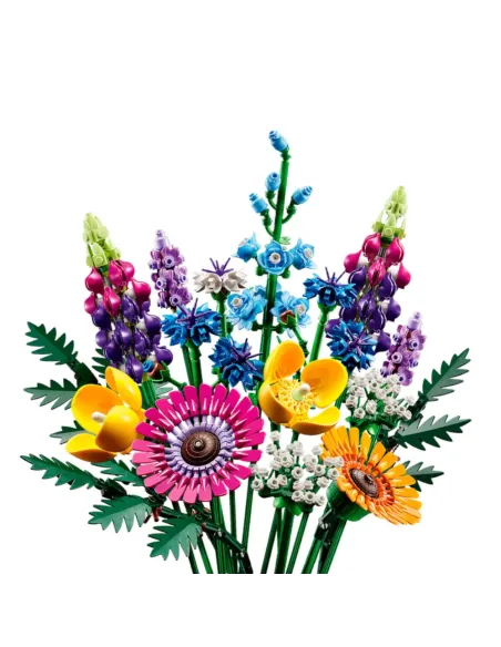 LEGO Botanicals 10313 Bouquet Fiori Selvatici Finti con Papaveri e Lavanda Artificiali, Regalo Adulti da Collezione Botanica