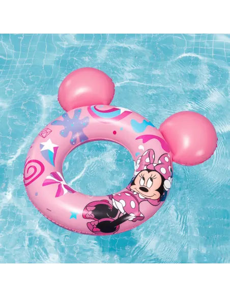 Bestway 9102N galleggiante da piscina e da spiaggia Rosa Immagine PVC Anello di nuoto