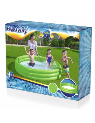 PISCINA 3 ANELLI TINTA UNITA 183 X 33 (51027)