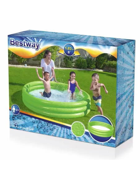 PISCINA 3 ANELLI TINTA UNITA 183 X 33 (51027)