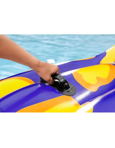Bestway 41502 galleggiante da piscina e da spiaggia Viola, Giallo Monocromatico Cloruro di polivinile (PVC) Gonfiabile cavalcabi