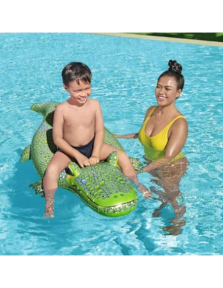 Bestway 41477 galleggiante da piscina e da spiaggia Verde Fantasia Gonfiabile cavalcabile