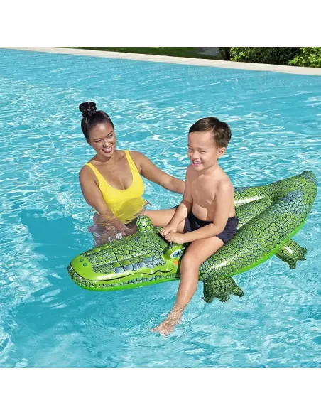 Bestway 41477 galleggiante da piscina e da spiaggia Verde Fantasia Gonfiabile cavalcabile