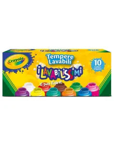 CRAYOLA TEMPERE LAVABILI 10 COLORI (1205) 2
