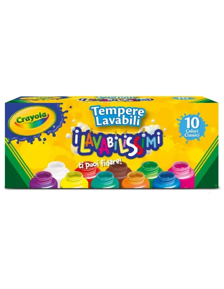 Crayola 54-1207G pittura ad acqua Multi 60 ml Vasetto 10 pz