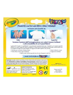 CRAYOLA 12 COLORI FIBRA LAVABILISSIMI PUNTA MAXI (8329) 2