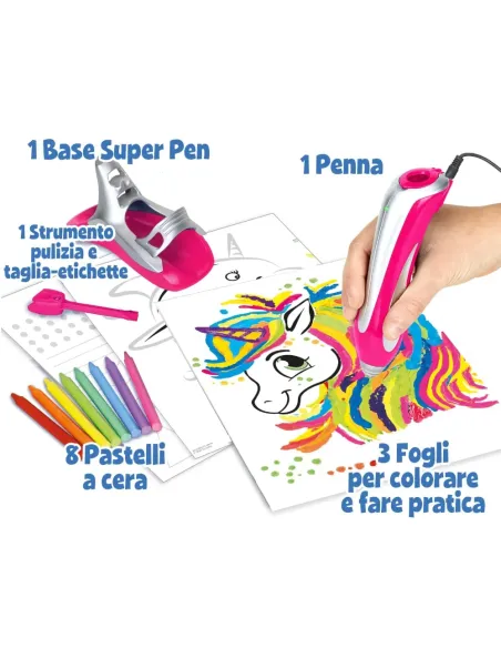 SUPER PEN UNICORNO NEON (0510)